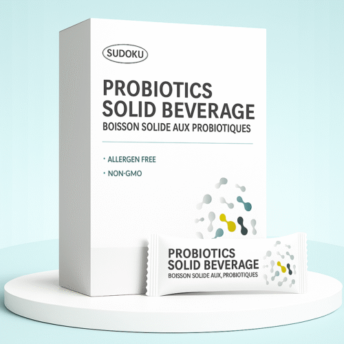 Probiotic solid powder drink