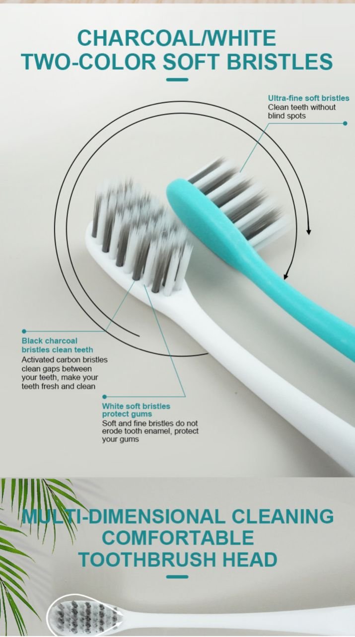 SUDOKU Corn Fiber Toothbrush – Set of 3 - Image 4